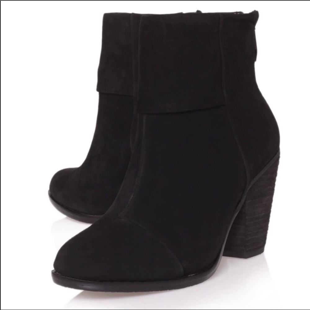Vince Camuto Hadley Black Suede Ankle Boot 7.5